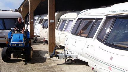 Secure Caravan Storage Cornwall